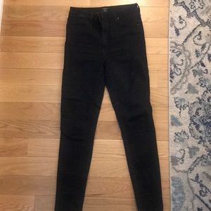 Black jeans high waisted skinny size 27